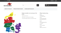 Desktop Screenshot of billigvarelevering.dk